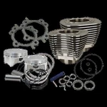 S&s Cycle 910-0500 107" Big Bore Cylinder Kit Twin Cam Black For Hd Soft. Fixed Price $1305.95.