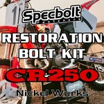 Specbolt Restoration Kit For Honda Fasteners Nickel Wurks. Fixed Price $250.00.