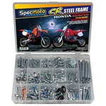Specmoto Cr 125 250 500 Restoration Bolt Kit. Fasteners For: Honda Steel Fram.... Fixed Price $169.69.