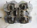 68 69 70 71 72 73 Honda CB350F Cyliner Head W/ Valves Oem. Fixed Price $100.00.