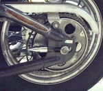 Honda Shadow VLX600 Chrome Spike Rear Axle Adjuster Covers VT600C #004. Fixed Price $32.00.