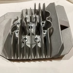 Aermacchi Harley MX250 Cagiva Cylinder Head Late Style Nos. Fixed Price $625.00.