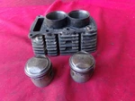Honda CA95 Benly Cylinder W/ Pistons Touring 150 1963 Baby Dream 12101-206-000. Fixed Price $165.00.