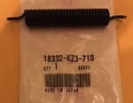 Spring, Ex Pipe; Oem Honda Nos P/n 18332-KZ3-710 Fit 94-01 CR500R, 94-04 CR250R. Fixed Price $9.56.