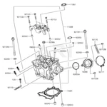 2018-2019 Kawasaki KX250F Cylinder Head 11008-0902 No Gas Oil. Fixed Price $681.89.
