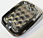 Chrome Jewelled Master Cylinder Cover For Harley Softail Sportster(custom Cycle). Fixed Price $29.99.
