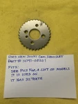 Good Used Oem Suzuki Cam Sprocket (12741-05201) LT160,LT230S,DR100,DRZ125. Fixed Price $10.00.