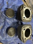 Harley Davidson 17-23 Touring Front & Rear Cylinder Jugs + Pistons FT102 RR102. Fixed Price $134.95.