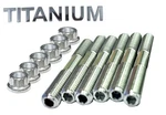 Suzuki 500R Quadracer Titanium Head Studs Bolt Upgrade Kit Set. Fixed Price $39.99.