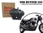 Genuine Royal Enfield Hunter 350 Engine Cover Textured Black Rh Side. Fixed Price $139.23.
