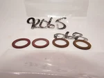 Nos Kawasaki KE125 KX400 F5 F9 F11 QTY4 Oem Genuine Head Plug Gasket 92065-068. Fixed Price $16.99.
