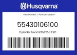 Husqvarna Genuine Cylinder Head Ktm 250 Exc - 55430106100. Fixed Price $165.95.