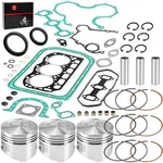 Engine Complete Rebuild Kit W/ Pistons & Ring For Kawasaki 3010 4010 Mule Diesel. Fixed Price $128.98.