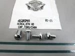 New Oem (lot Of 4) 4608MA Harley Davidson Button Head Screw 0810. Fixed Price $10.50.