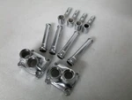 17-24 Harley Touring Softail M-8 Chrome Tappet Lifter Covers W/ Pushrod Tubes. Fixed Price $49.99.