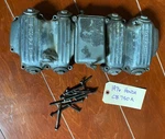 1976 CB750 Hondamatic Head Cover Plus Original Breather And Bolts. Fixed Price $65.00.