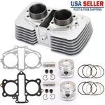 New Cylinder Piston Top End Kit For 96-15 Honda Nighthawk Rebel CMX250 CA250 Ey. Fixed Price $89.68.
