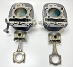 2009 Yamaha Star XVS650 Custom Engine Motor Cylinders Block Pistons. Fixed Price $199.99.