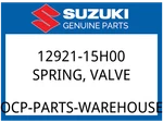 Suzuki Oem Part 12921-15H00 Spring, Valve. Fixed Price $15.07.