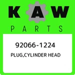 92066-1224 Kawasaki Plug,cylinder Head 920661224, New Genuine Oem Part. Fixed Price $52.64.