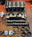 2007-2008 Honda CBR600 Cylinder Head Assembly, Cams, Cover, & Hardware. Fixed Price $150.00.