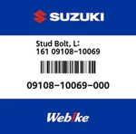 09108-10069-000 Suzuki Bolt,stud 0910810069000, New Genuine Oem Part. Fixed Price $62.09.