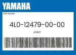 Yamaha Genuine Joint 4L0-12479-00-00. Fixed Price $27.58.
