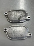 1983 Honda Shadow VT500C Tappet Adjusting Top Holder Covers (QTY-2). Fixed Price $19.99.