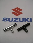 Suzuki Carb Fuel Tee,nipple /alum GS1000, GS1100,GS1150 13685-49200 '80-'86. Fixed Price $19.95.