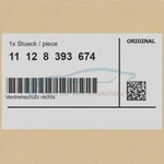 Genuine Bmw 11128393674 - Right Twist Protection. Fixed Price $33.19.