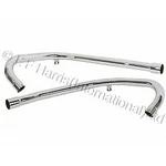 Triumph Exhaust Pipe Set Pre Unit T100 TR5 1958-59 70-3633 70-3629 E3633 E3629. Fixed Price $220.70.