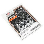 #8437-16 Cylinder Base High Crown Cap Nut Set 1930-1977 Harley 74S Chrome Colony. Fixed Price $21.66.