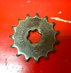 Yamaha PW80 Zinger Oem 15 Tooth Front Drive Sprocket. Fixed Price $10.00.