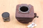 1993 Honda Ez 90 Cub Cylinder Jug With Piston 48 Mm. Fixed Price $149.00.