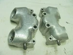 Triumph 650 Pre Unit Alloy Head Rocker Box Set Intake & Exhaust Good Threads. Fixed Price $100.00.